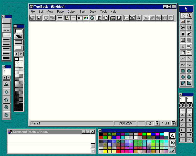 Screenshot of Toolbook 3.0 Running